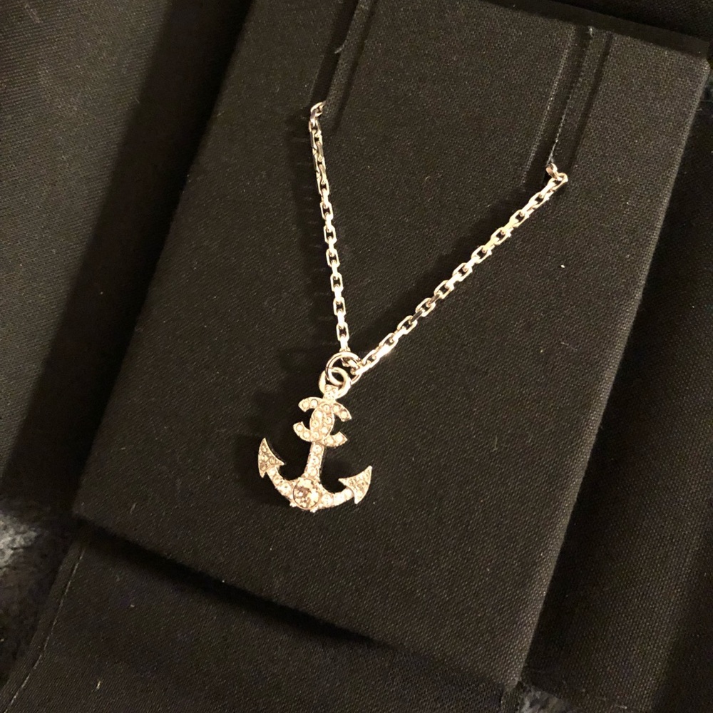 Chanel anchor adjustable necklace